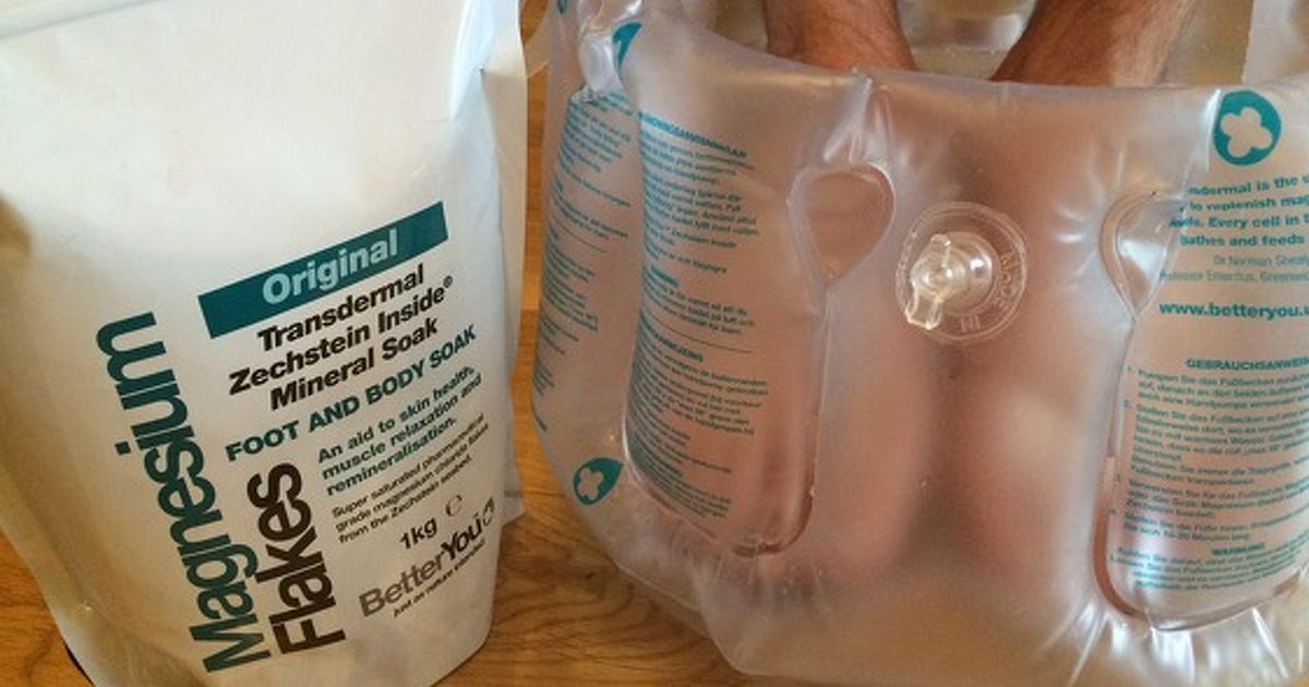 Transdermal magnesium baths for IBD IBDrelief